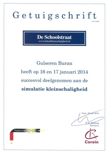 Getuigschrift Getuigschrift