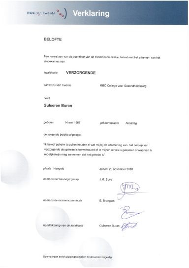 ROC Verklaring